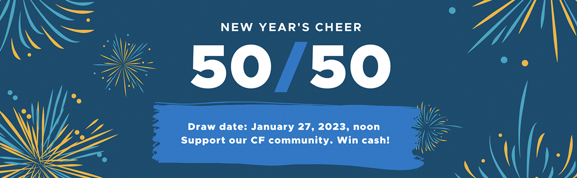 New Year's Cheer: 50/50 Draw